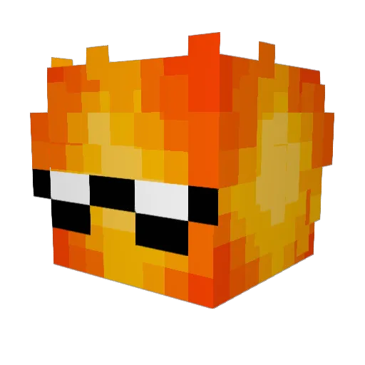 DrCrazy_MC Minecraft avatar head, 3D render