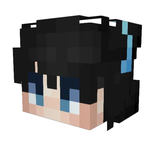 DrCreepy130 Minecraft avatar head, 3D render
