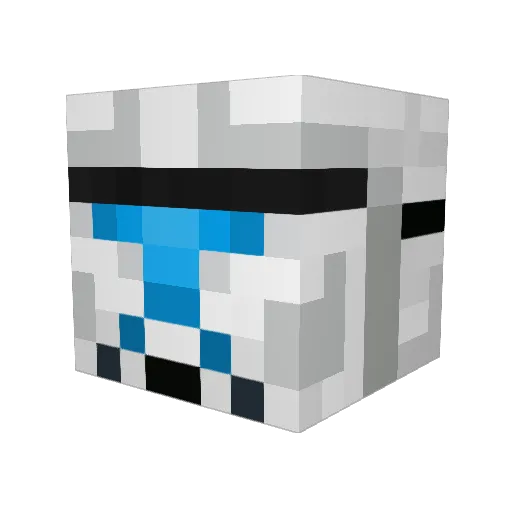 DrD113 Minecraft avatar head, 3D render