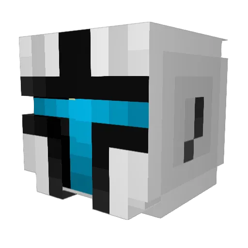 DrDaggz Minecraft avatar head, 3D render