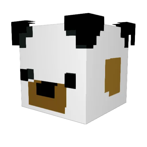 DrDarth Minecraft avatar head, 3D render