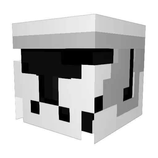 DrDavidHQ Minecraft avatar head, 3D render