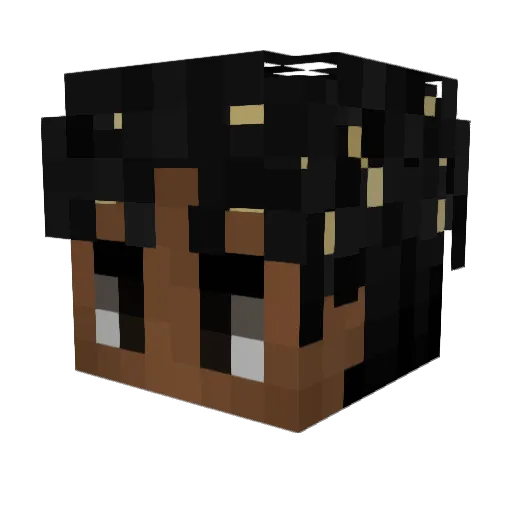 DrDavidPlay Minecraft avatar head, 3D render
