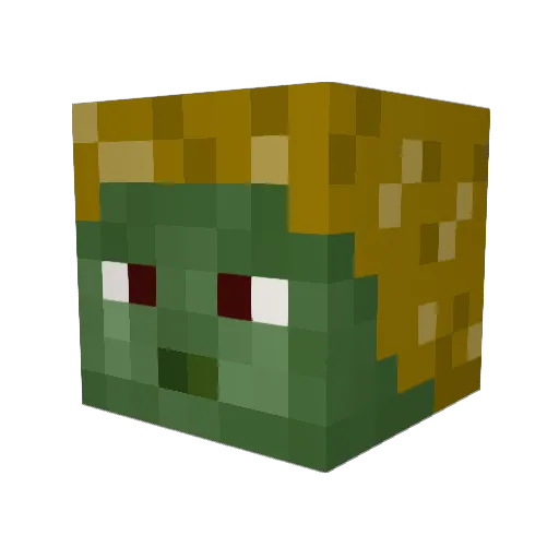 DrDeathdefy15 Minecraft avatar head, 3D render