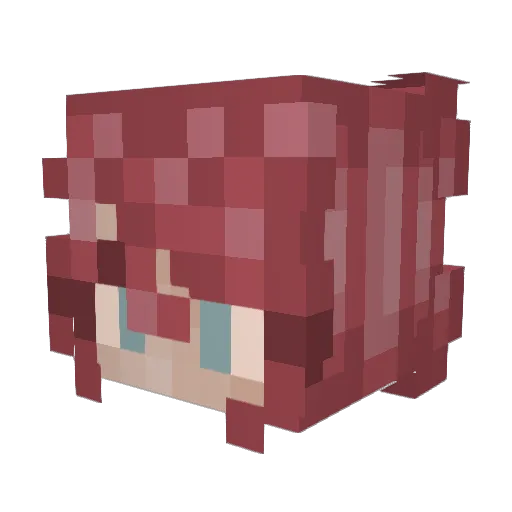 DrDeli_ Minecraft avatar head, 3D render