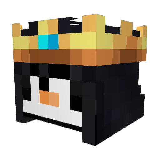 DrDisabled_ Minecraft avatar head, 3D render