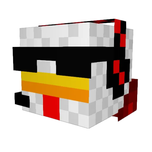 DrDisaster2000 Minecraft avatar head, 3D render