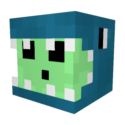 DrDonson Minecraft avatar head, 3D render