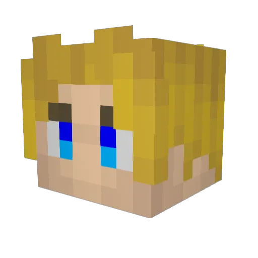 DrDooManiC Minecraft avatar head, 3D render