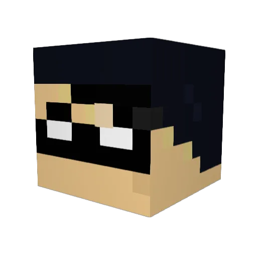DrDoom21011 Minecraft avatar head, 3D render