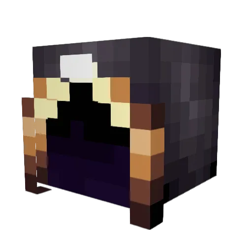 DrDuck159 Minecraft avatar head, 3D render