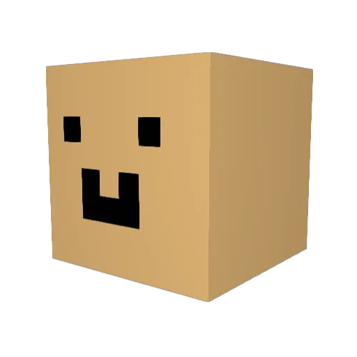 DrDucked Minecraft avatar head, 3D render
