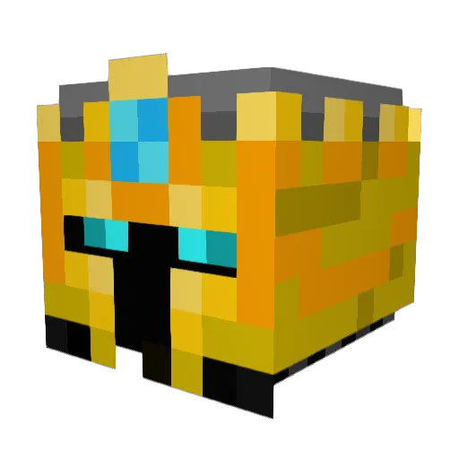 DrE329 Minecraft avatar head, 3D render