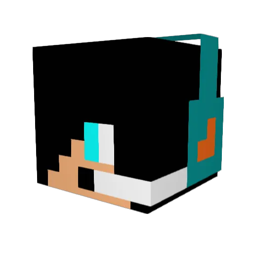 DrEdmar2015 Minecraft avatar head, 3D render