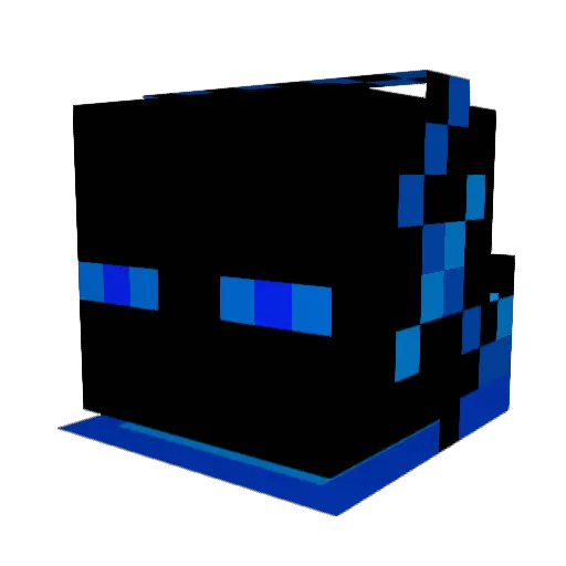 DrEndrin Minecraft avatar head, 3D render