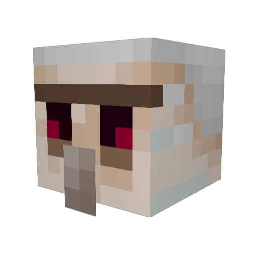DrFartus Minecraft avatar head, 3D render