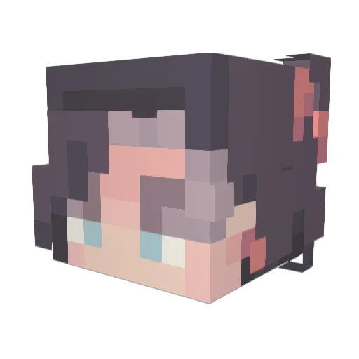 DrFrumpet Minecraft avatar head, 3D render