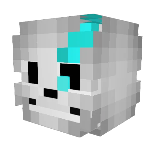 DrGoat15 Minecraft avatar head, 3D render