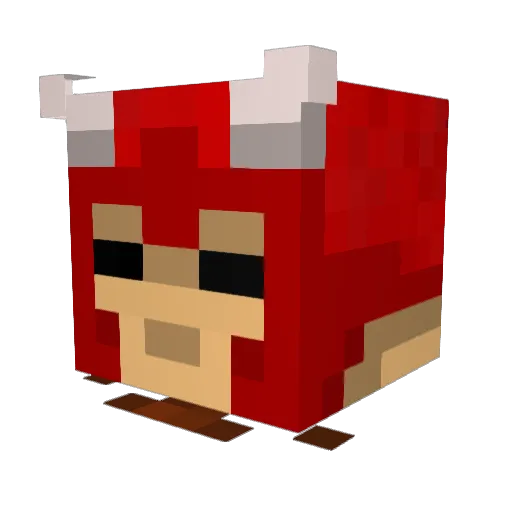 DrGoodFeels Minecraft avatar head, 3D render