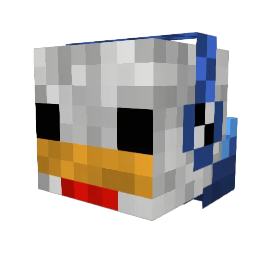 DrGranch Minecraft avatar head, 3D render