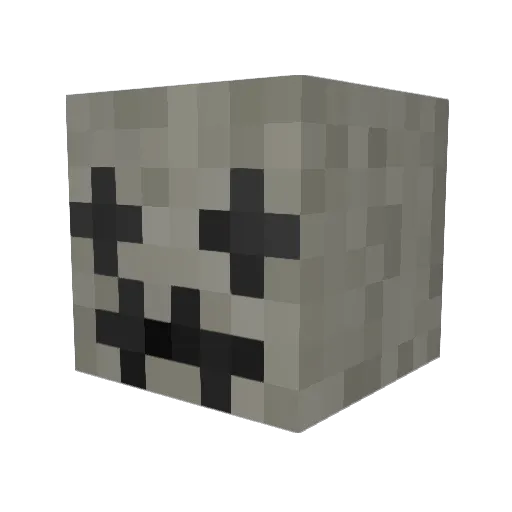 DrGummyBears Minecraft avatar head, 3D render