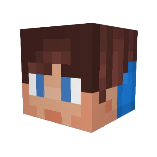 DrGundy Minecraft avatar head, 3D render