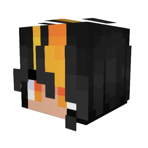 DrHeadshot Minecraft avatar head, 3D render