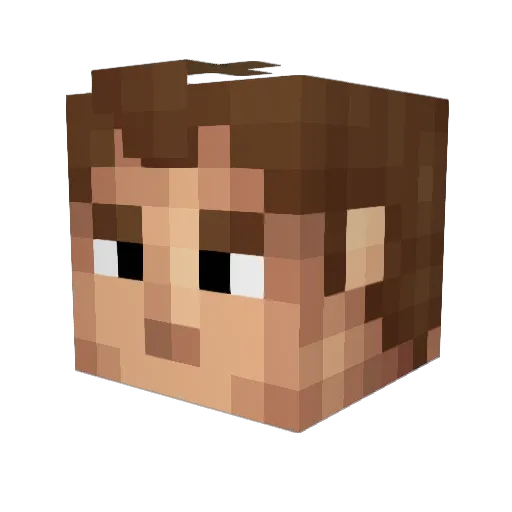 DrHouse97 Minecraft avatar head, 3D render