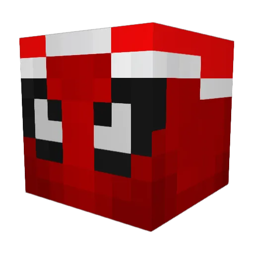 DrIzakWho Minecraft avatar head, 3D render