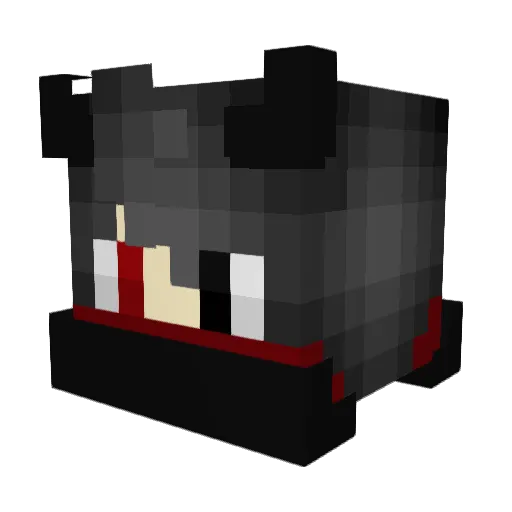 DrJones664 Minecraft avatar head, 3D render