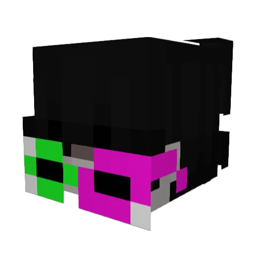 DrKong_YT Minecraft avatar head, 3D render