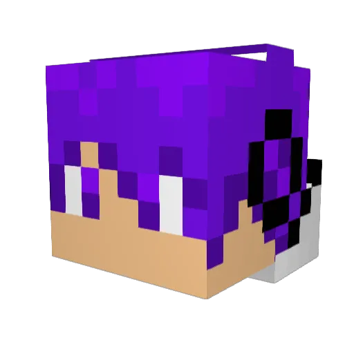DrKrabbyPatty Minecraft avatar head, 3D render