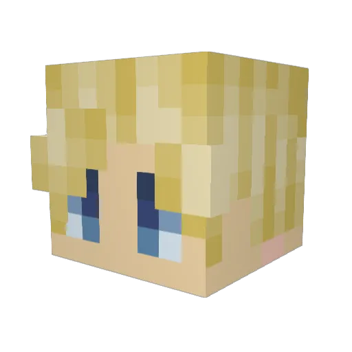 DrKraitium Minecraft avatar head, 3D render