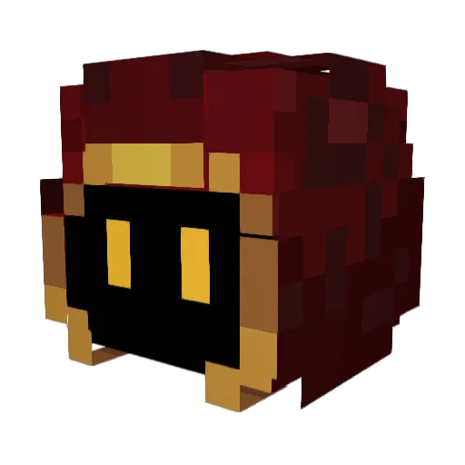 DrKrsd Minecraft avatar head, 3D render