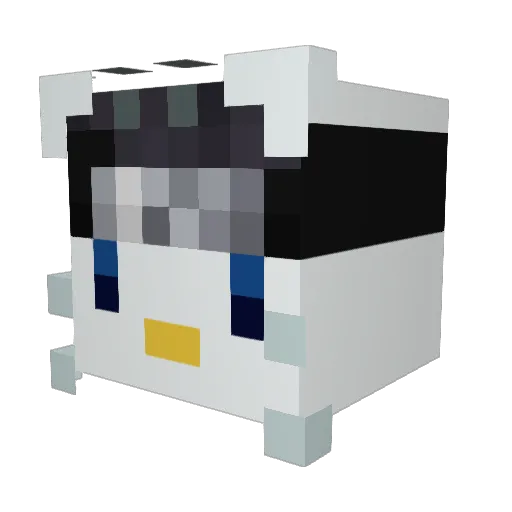 DrLipex777 Minecraft avatar head, 3D render