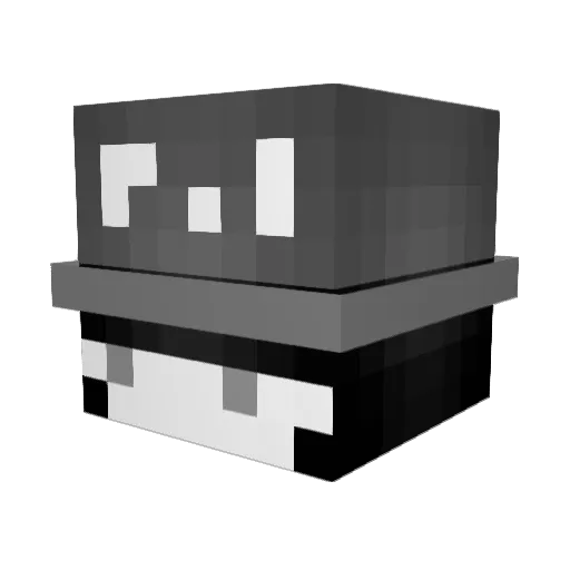 DrMercilessLive Minecraft avatar head, 3D render