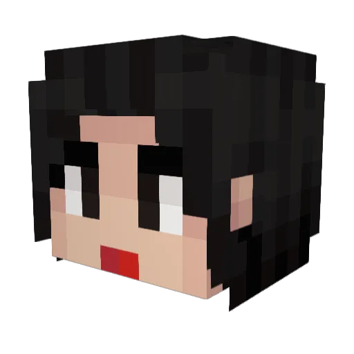 DrMikachu Minecraft avatar head, 3D render