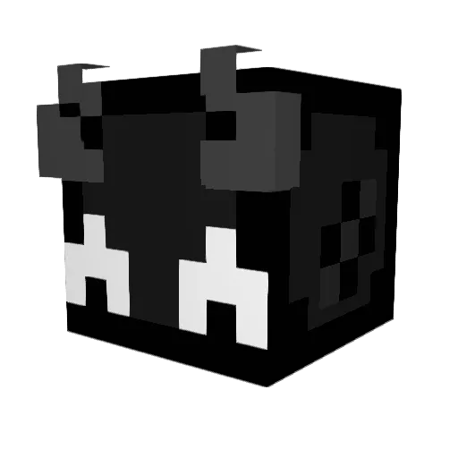 DrMontague Minecraft avatar head, 3D render