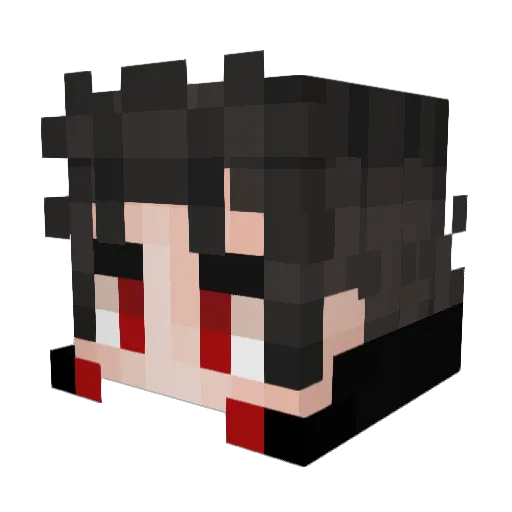 DrNigor Minecraft avatar head, 3D render