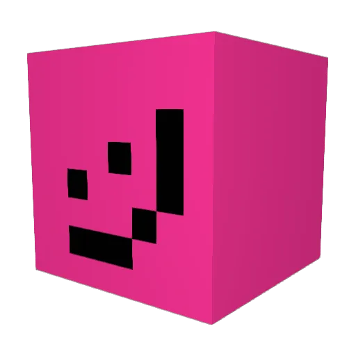 DrNomN0m Minecraft avatar head, 3D render