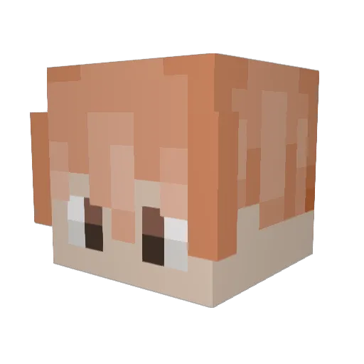 DrOwlz Minecraft avatar head, 3D render