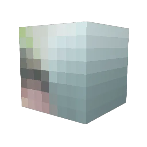DrPain_ Minecraft avatar head, 3D render