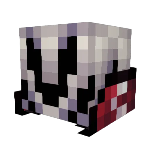 DrParmeJohnson Minecraft avatar head, 3D render