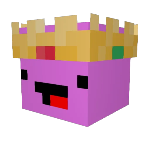DrPeanuut Minecraft avatar head, 3D render