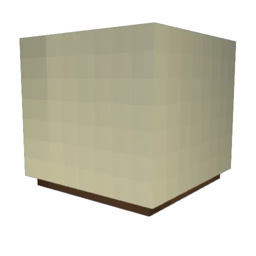 DrPerry Minecraft avatar head, 3D render