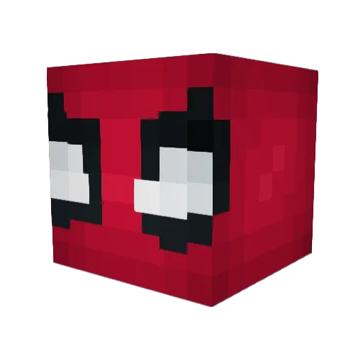 DrPross Minecraft avatar head, 3D render
