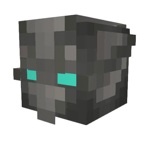 DrReLaX Minecraft avatar head, 3D render