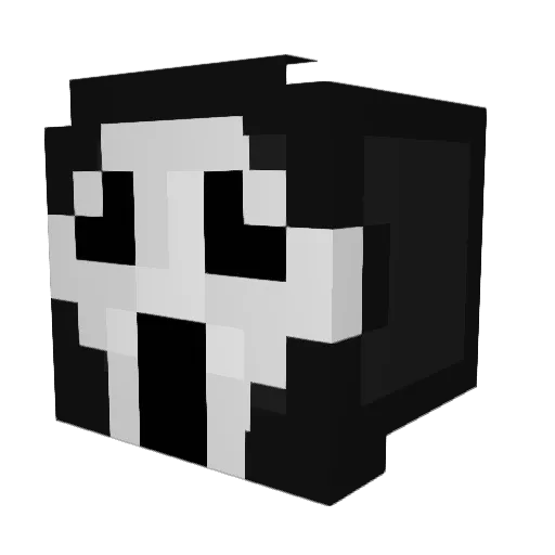 DrRedIce Minecraft avatar head, 3D render
