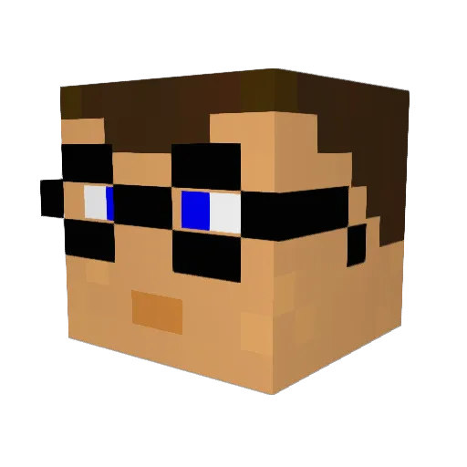 DrRepulsor Minecraft avatar head, 3D render