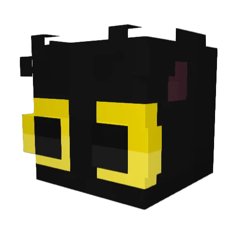 DrRev4n_ Minecraft avatar head, 3D render